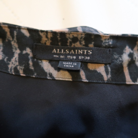 All Saints Dresses & Skirts - AllSaints Leopard Skirt